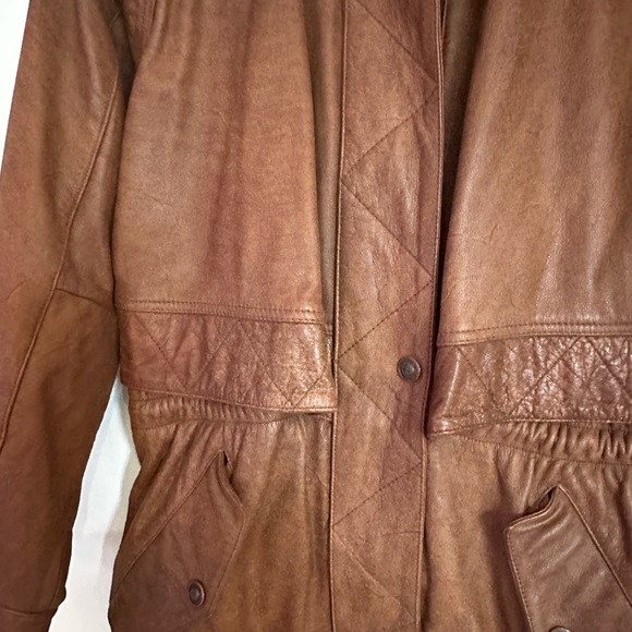 Wilsons Leather Long Jacket - Picture 2 of 9